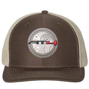 AT4 3D YP Snapback Trucker Hat- Brown/ Khaki